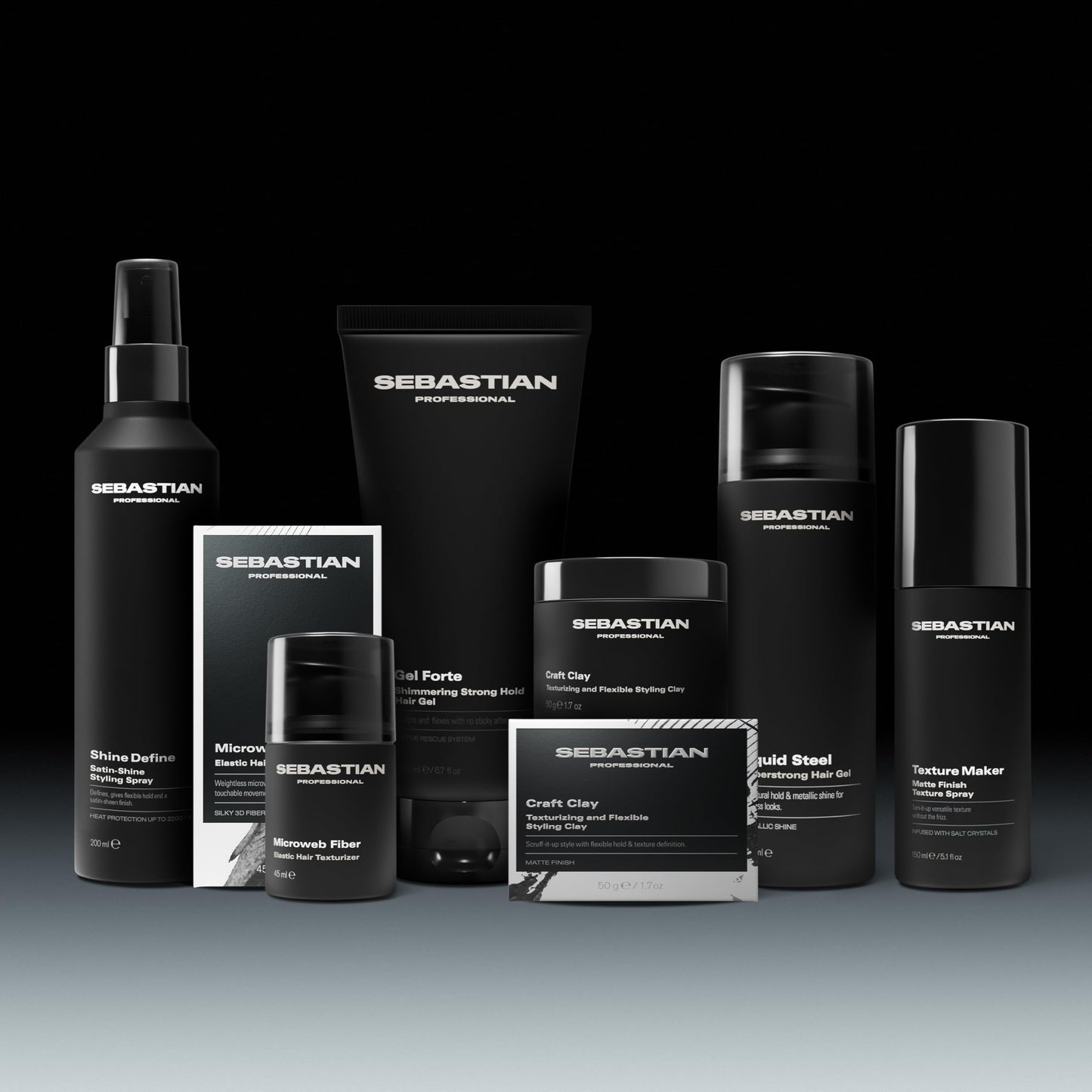 Sebastian Professional Microweb Fiber authentic premium USA imported hair product packaging