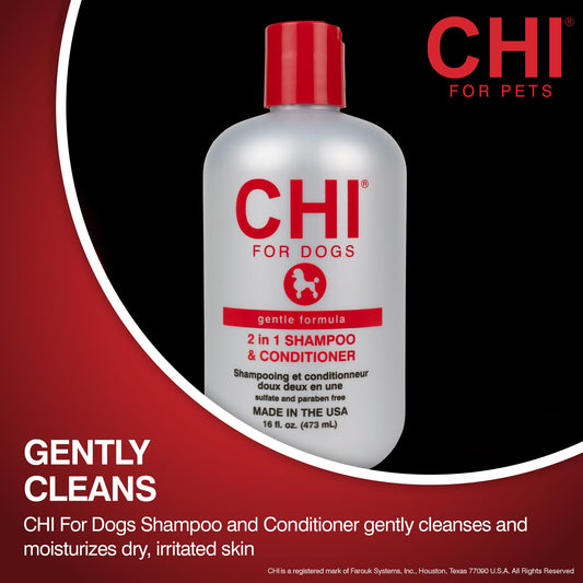 CHI for Dogs Gentle 2-in-1 pet wash bottle