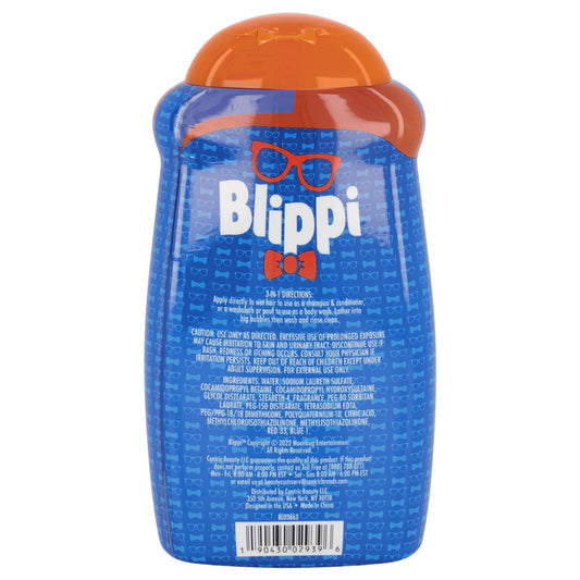 Blippi branded 3-in-1 shampoo and conditioner for children