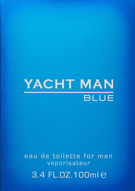Yacht Man Blue by Myrurgia men fragrance bottle with packaging box