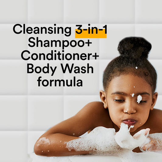 Suave Kids 3-in-1 tear free shampoo conditioner body wash bottle