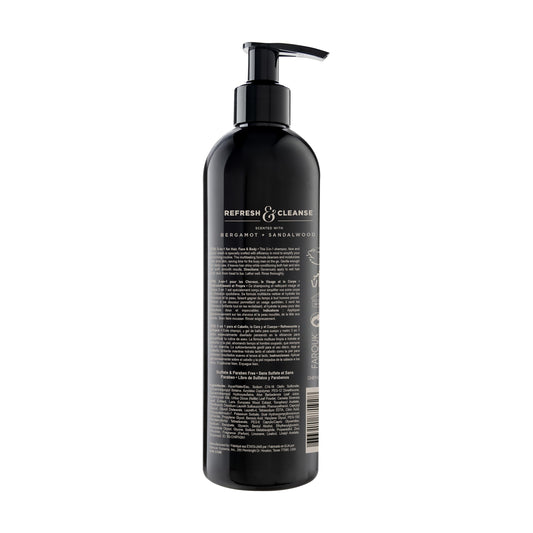 Sulfate free premium mens multitasking body wash and shampoo from CHI