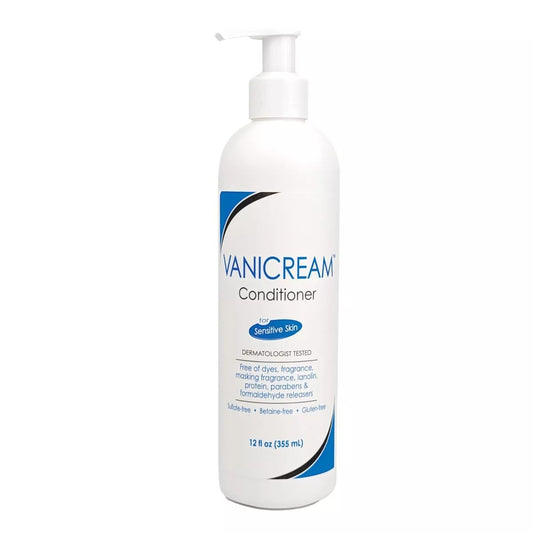 Vanicream hair care and body wash bundle showcasing fragrance free labels