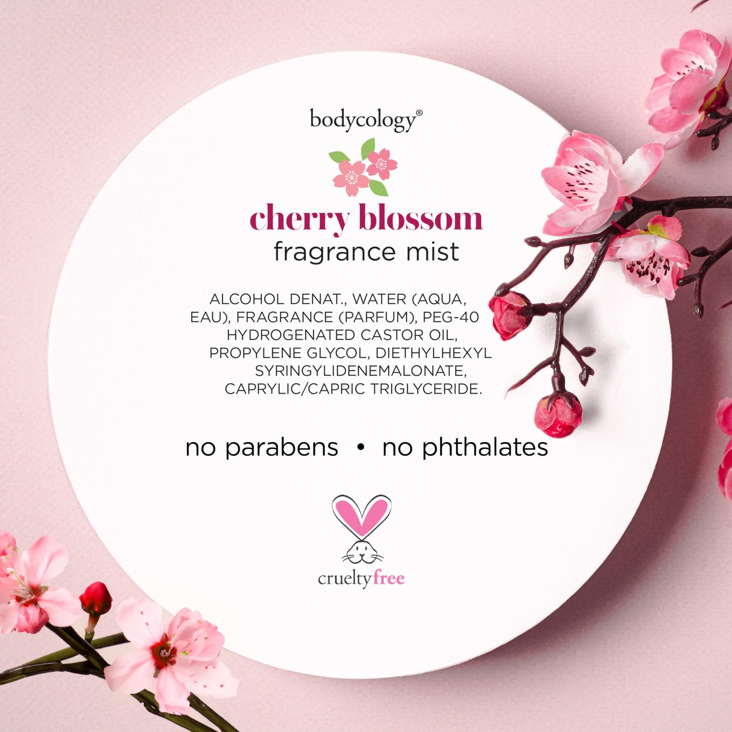 Travel size friendly Bodycology Cherry Blossom body mist
