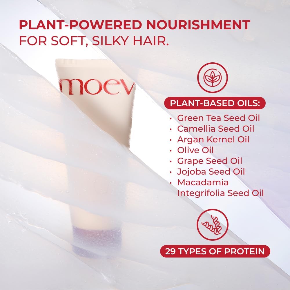 Full range presentation of the authentic Moev Korean hair care treatment line available on Rudra Retails.