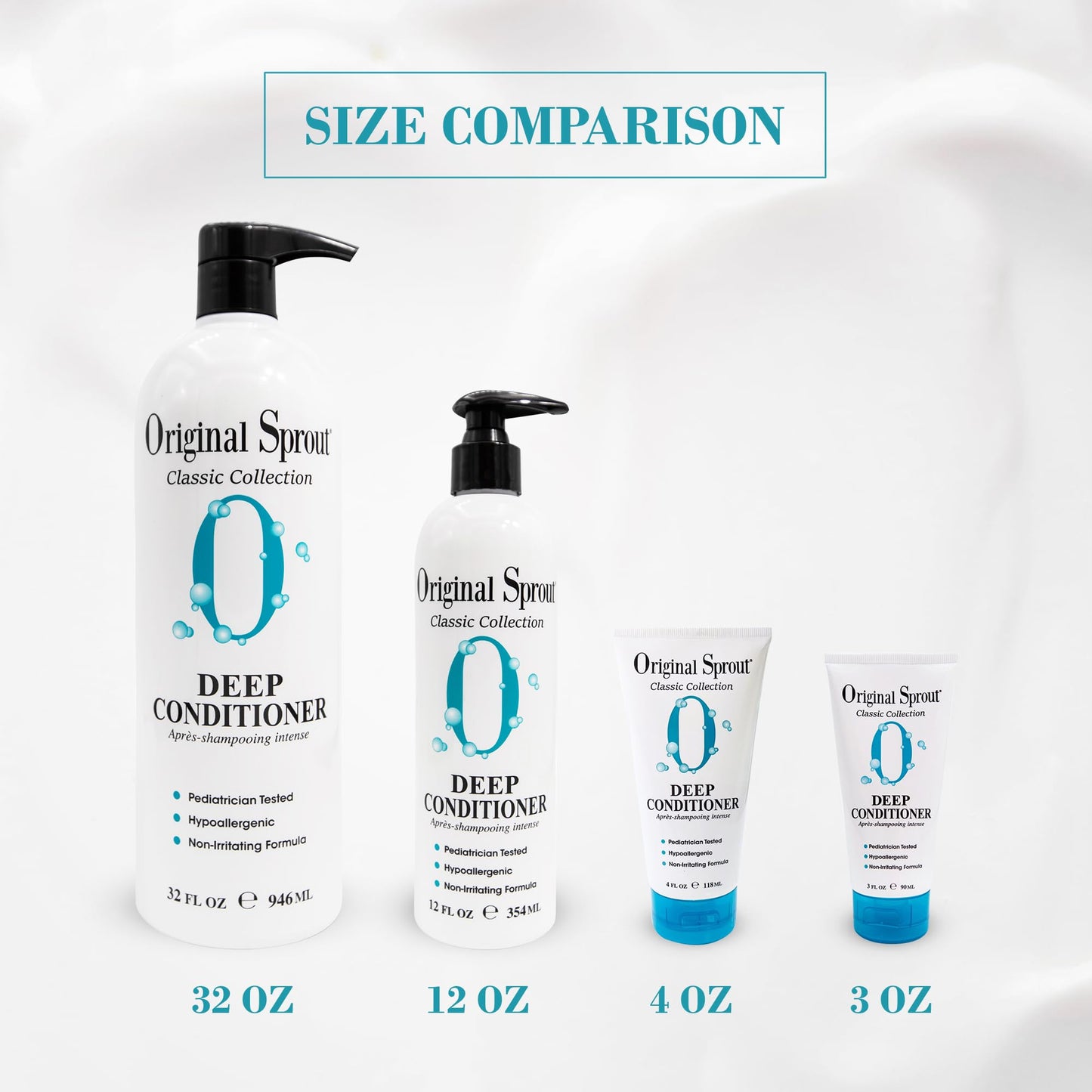 Original Sprout deep conditioning bottle highlighting the natural Hawaiian kukui seed oil formula.