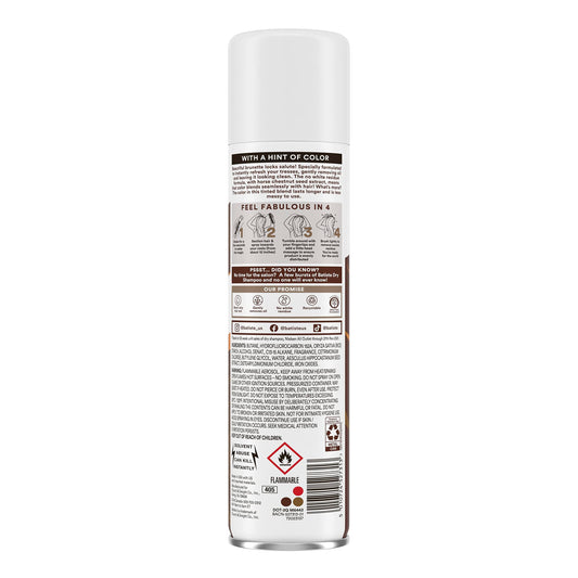 Batiste Brunette dry shampoo bottle for dark hair