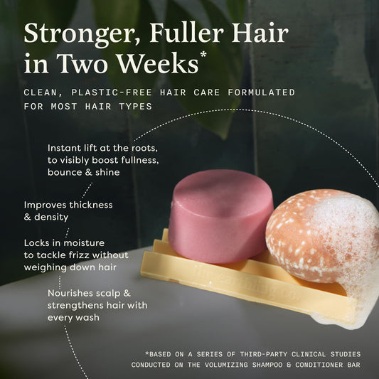 Eco friendly packaging of the Earthling Co. sulfate free shampoo bar showing clean plant based ingredients.