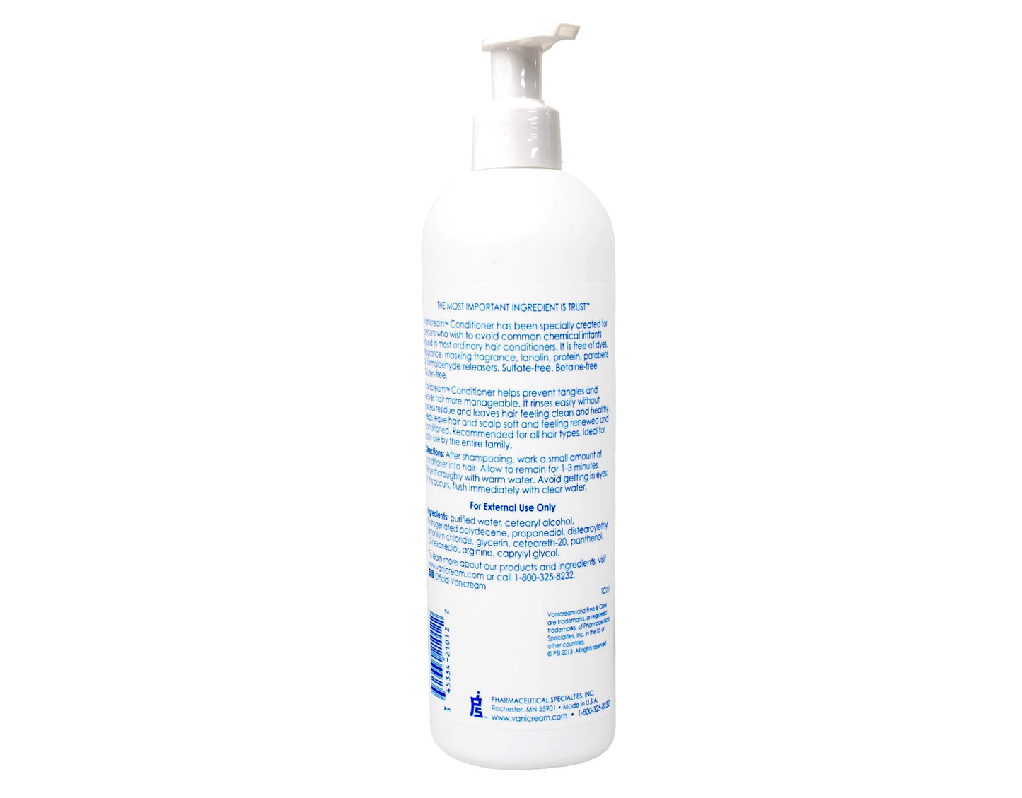 Vanicream USA imported authentic shampoo and conditioner daily scalp care bottles