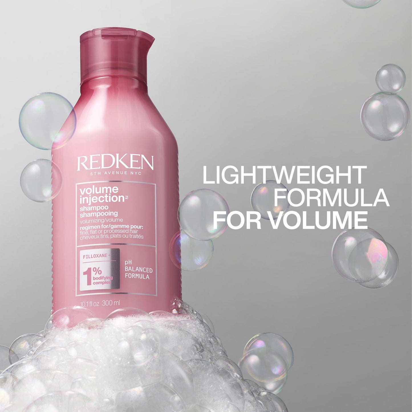 Redken fine hair solution bottle for generating root lift and body