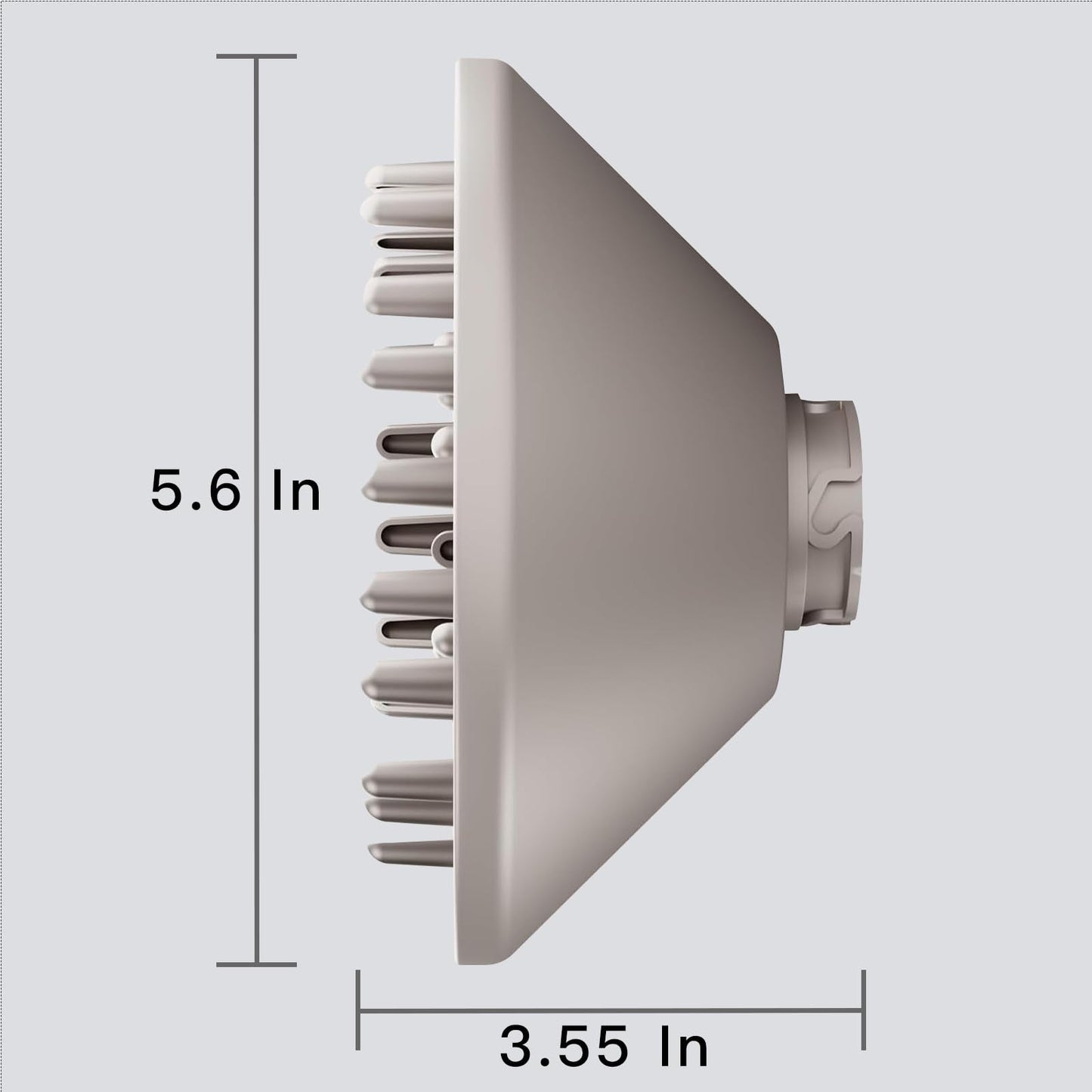 Imported Niluks large diffuser nozzle package for professional curl styling results
