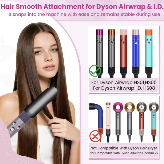 Side angle view of the PUREGUST hair straightener replacement attachment for sleek polishing.