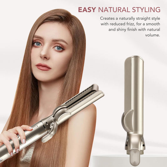 Sazika smoothing nozzle attachment showcasing high pressure airflow vents for wet to dry hair styling