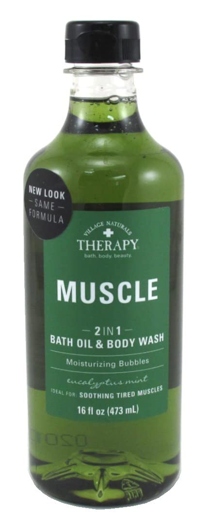 USA imported Village Naturals Therapy aches and pains muscle relief 16 ounce twin pack