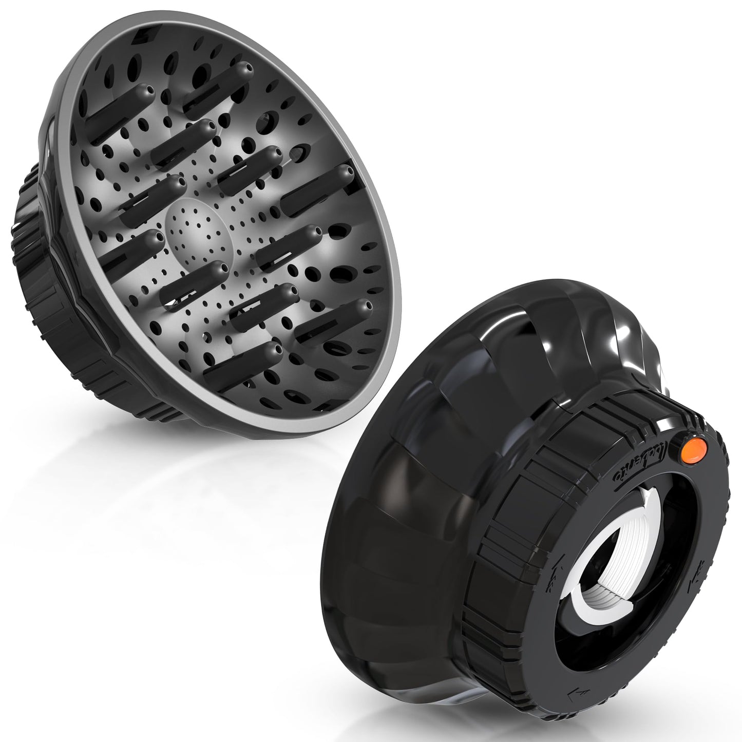 Ludvento ionic hair diffuser attachment demonstrating wide bowl diameter