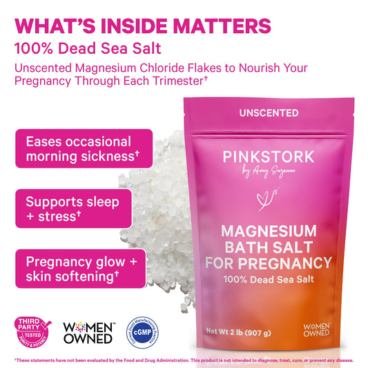 Pink Stork magnesium flakes pouch packaging