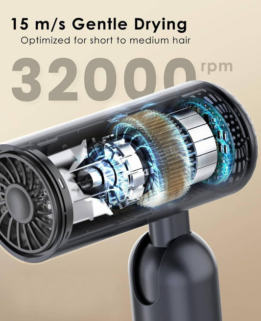 Osou travel hair dryer with magnetic attachment