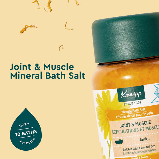 Kneipp Arnica bath salt crystals texture