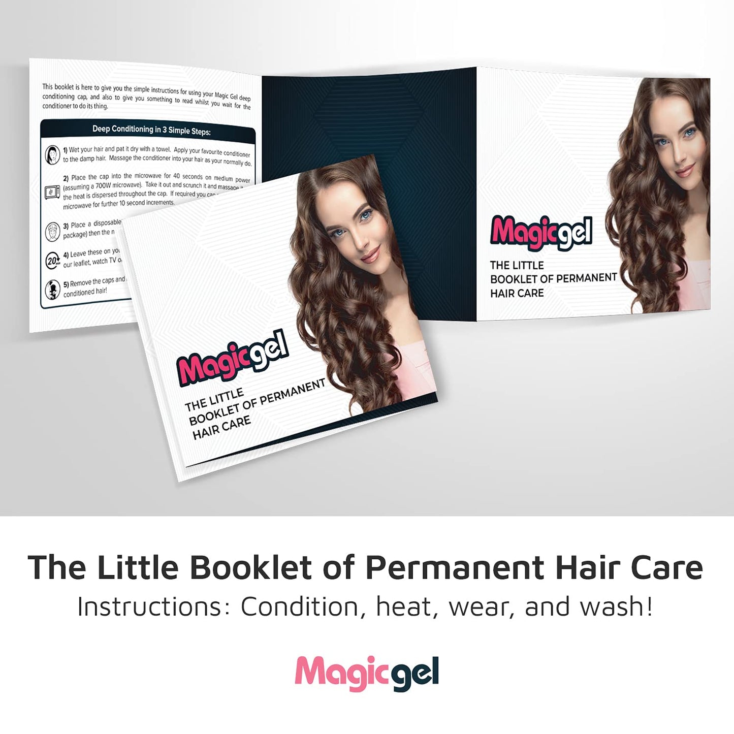 Authentic Magic Gel imported packaging for the premium cordless deep conditioning heat cap.