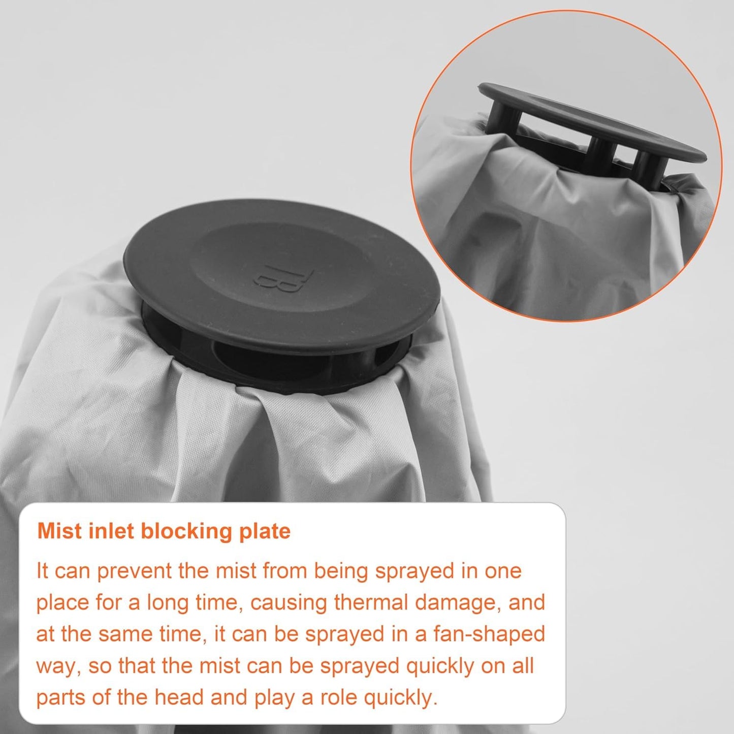 Packaging view of authentic imported Elitzia hair steamer hood spare parts for Indian salons