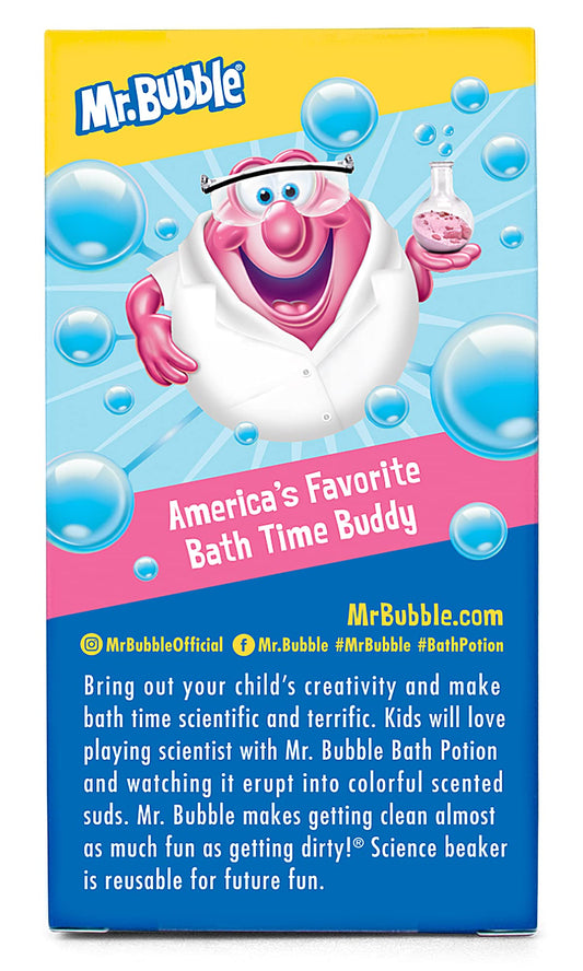Four pack of Mr. Bubble science beaker bath toys
