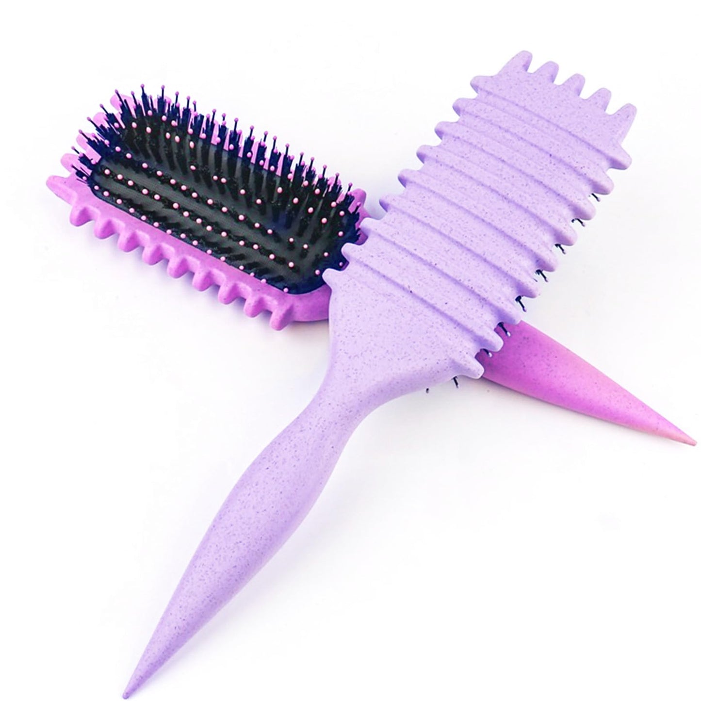 Uvznumg purple styling brush packaging and product
