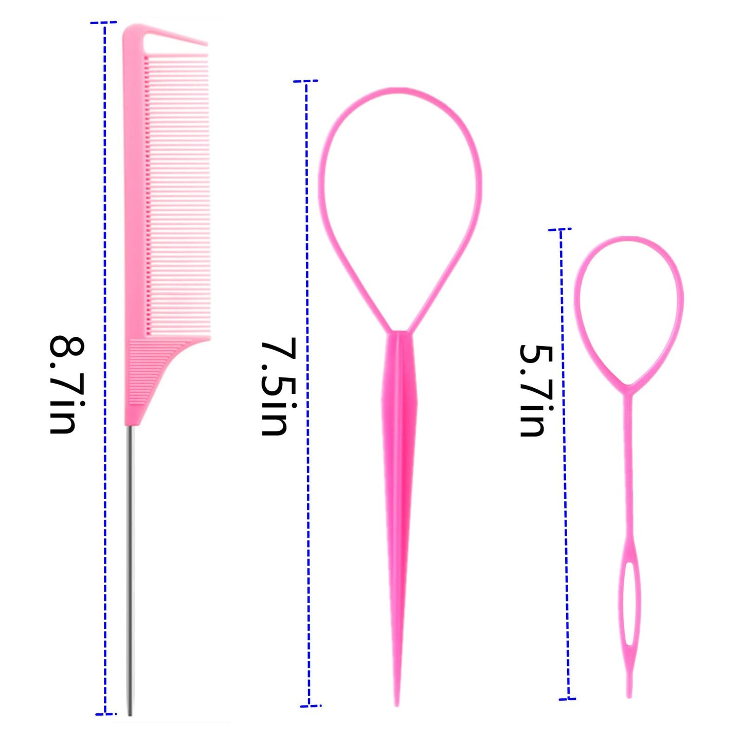 Professional hair sectioning tools by Luumxai for DIY hairstyles