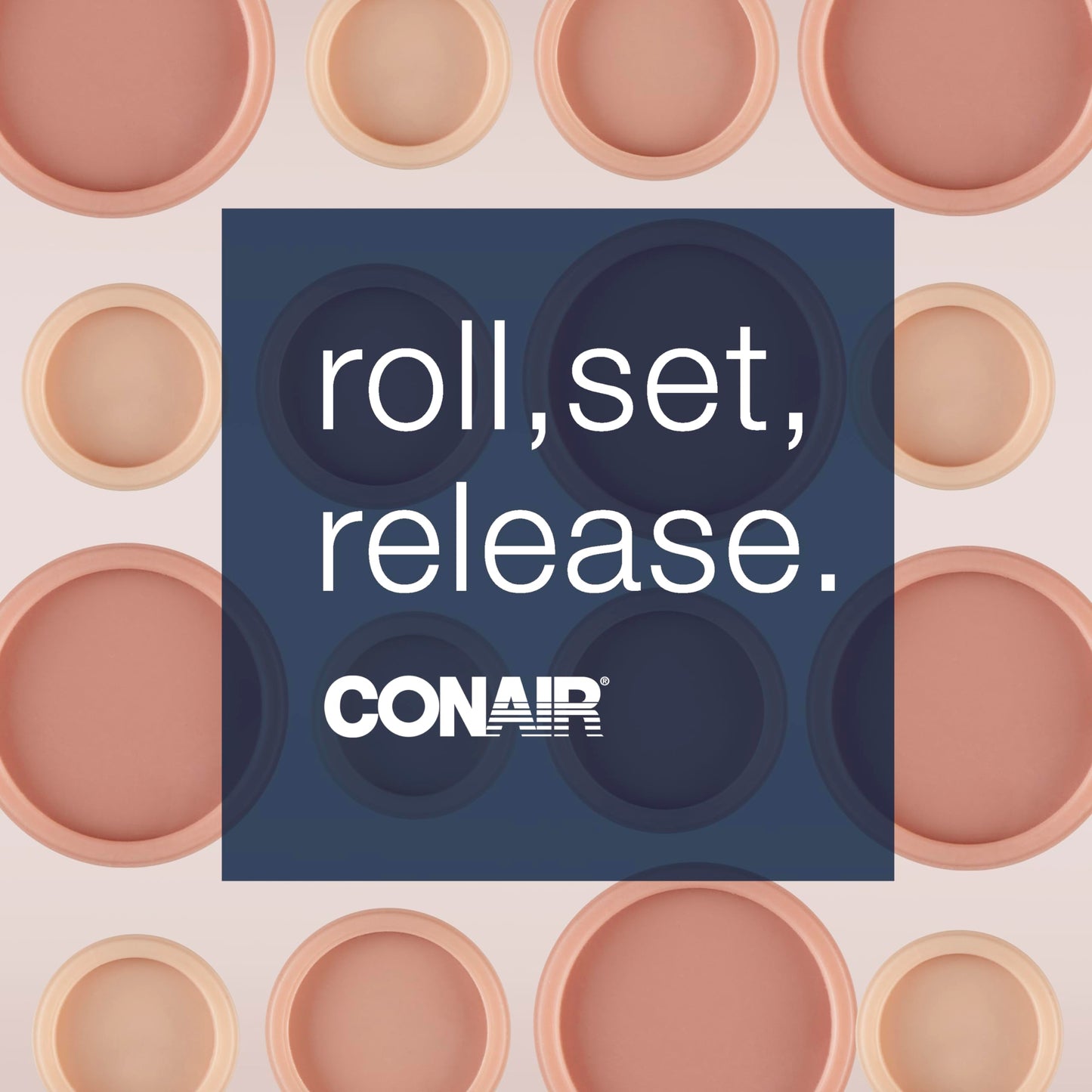 Stainless steel clips for Conair hair rollers demonstrating secure placement on a pink ceramic roller section.