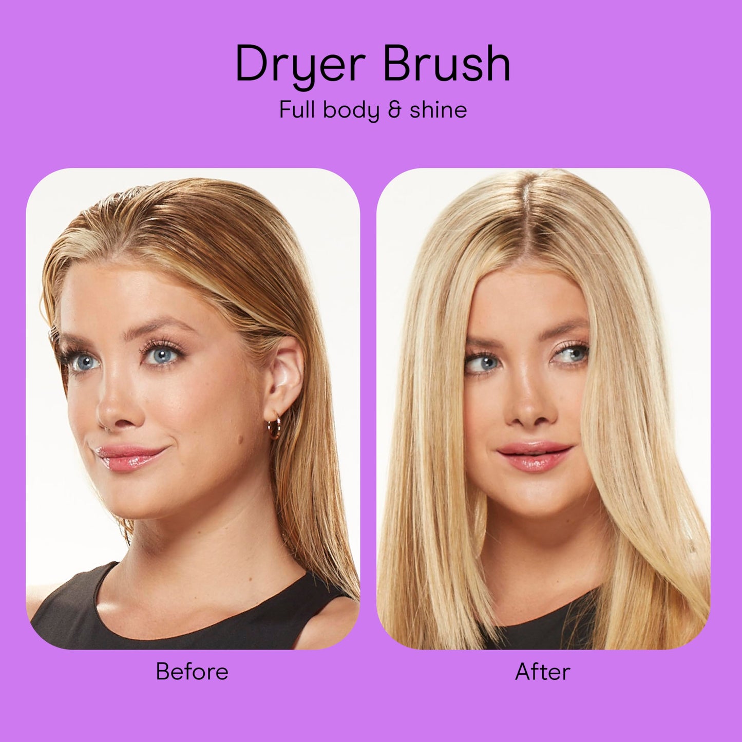 The complete Conair InfinitiPro smoothing dryer brush set showcasing its compact and travel friendly design.