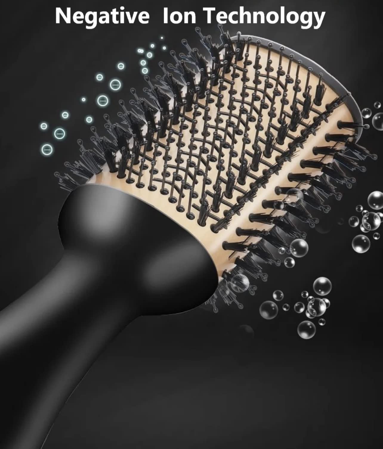Jonik Beauty and Fashion professional hot air brush lifestyle image for volume blowout.
