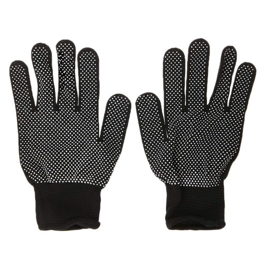 Yinhing thermal blocking hair styling mitts displayed in a two piece set.