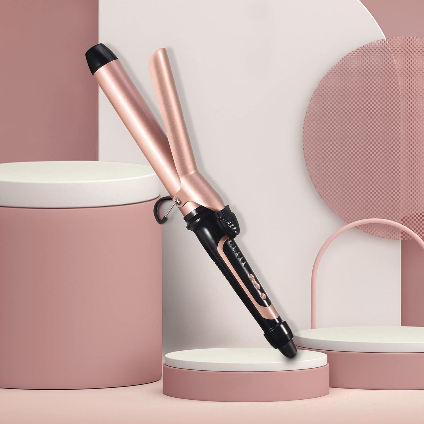Packaging and contents of authentic Lanvier hair styling tool