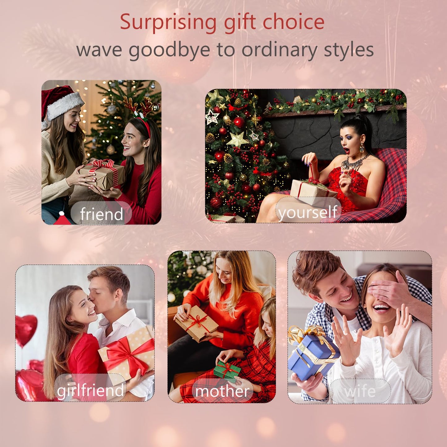 Jaeton curling wand set with instructional styling display