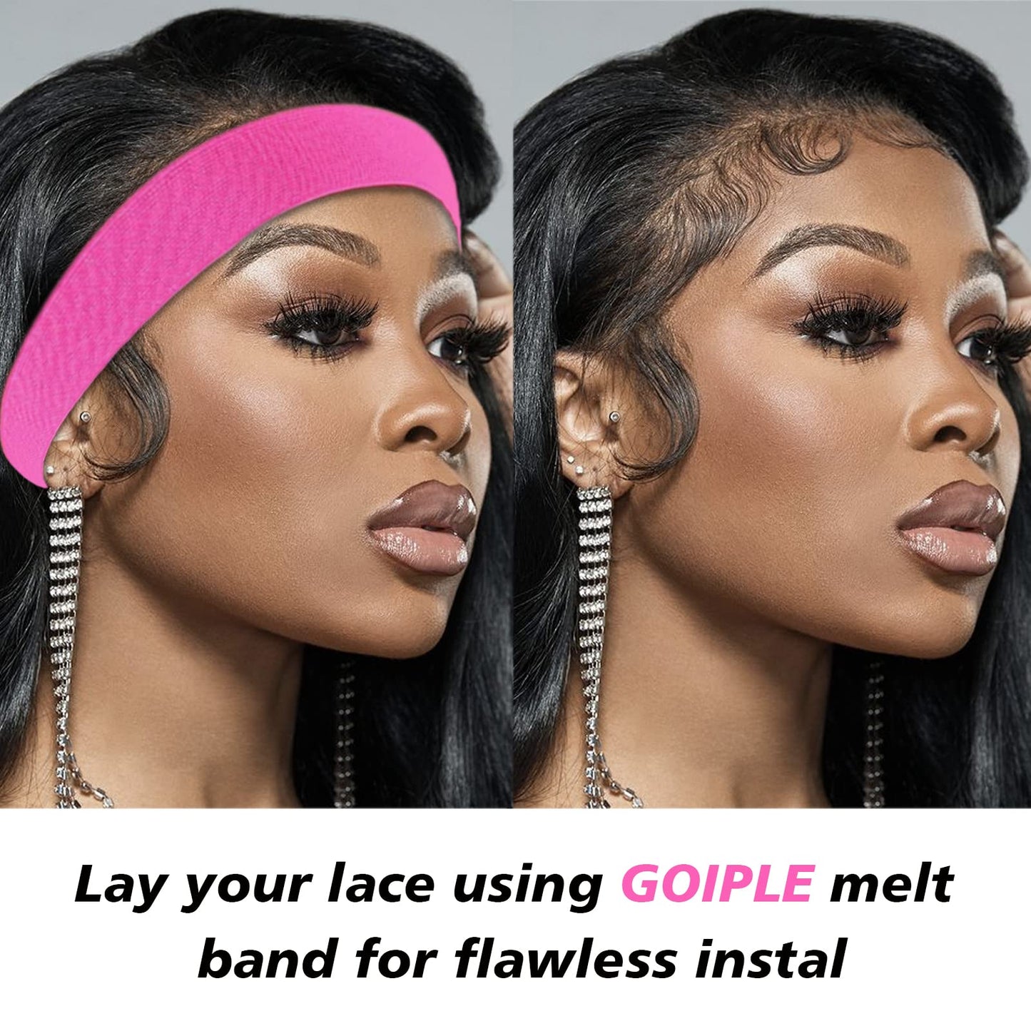 Complete nine piece hair styling and wig maintenance kit