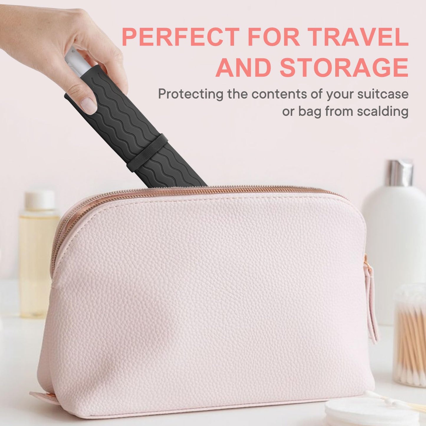 Portable Suafrnut heat resistant mat for travel and storage