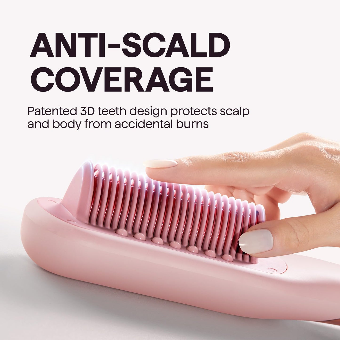 Ergonomic handle and power cord of Wavytalk Steamline Pro