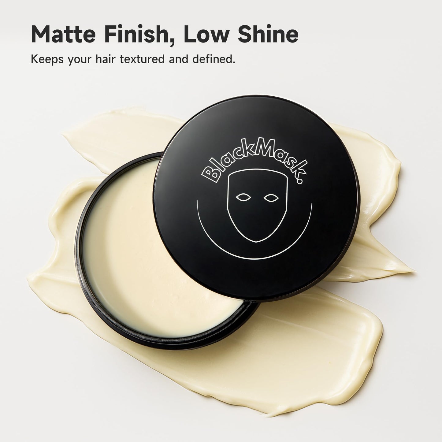 Close up of the product texture inside the container emphasizing its creamy formula.