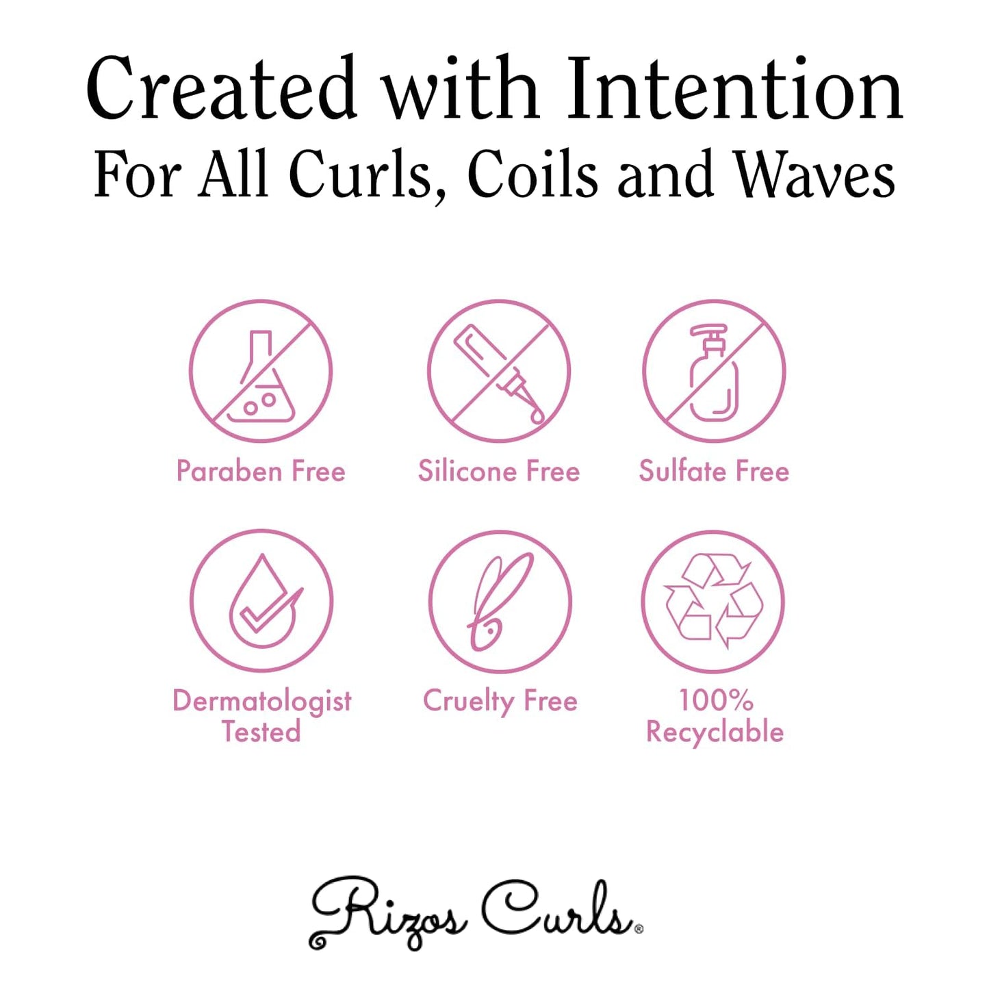 Authentic USA imported Rizos Curls hydrating styling cream for coily hair