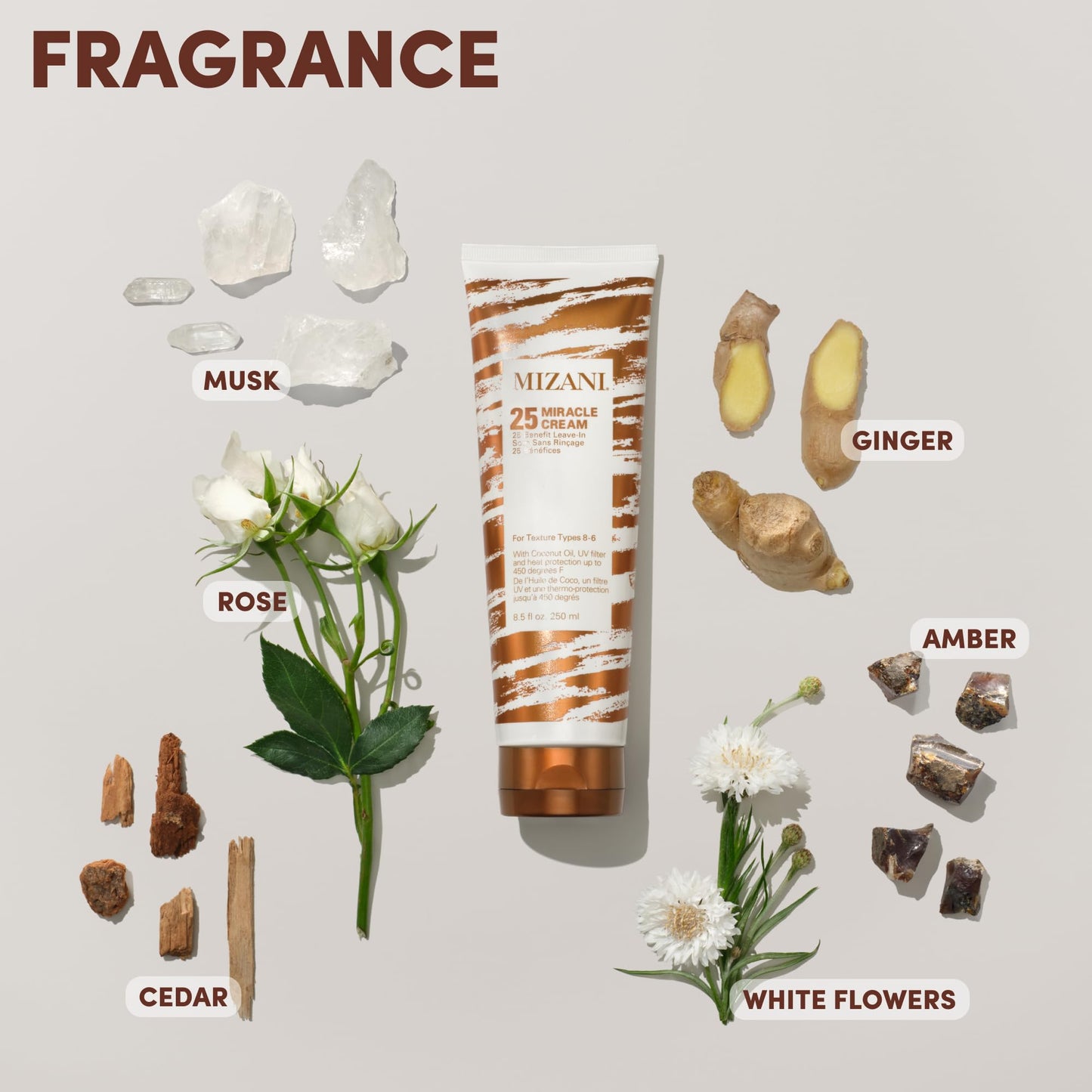 Mizani 25 miracle leave in hair treatment container packaging details