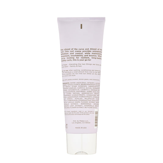 Hairitage jojoba oil curl cream styling product bottle details