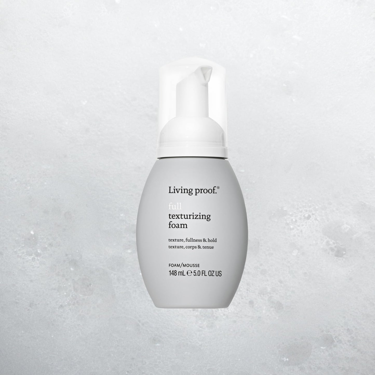 Living Proof premium imported salon quality volumizing foam bottle base