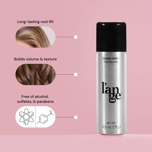 L'ANGE HAIR volume booster packaging showcasing precision nozzle for root lifting