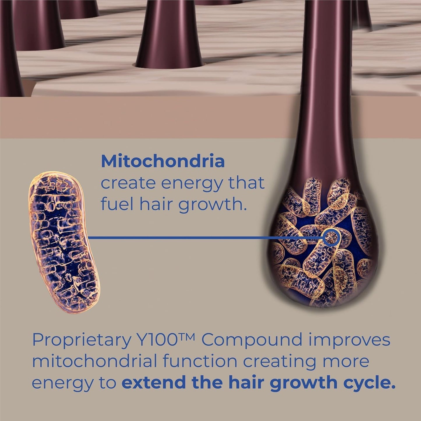 BosleyMD botanical hair restoration foam texture profile on a clear background