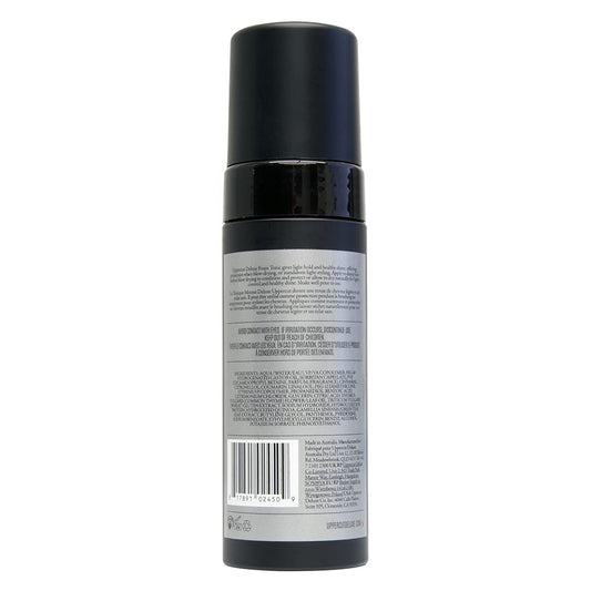 Uppercut Deluxe hair mousse pre styler aerating pump container angle view