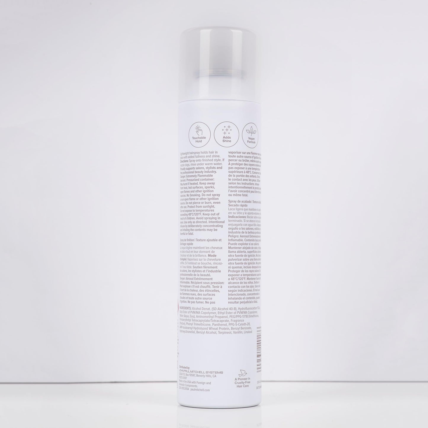 Professional salon grade Paul Mitchell flexible hold hair spray for all hair types