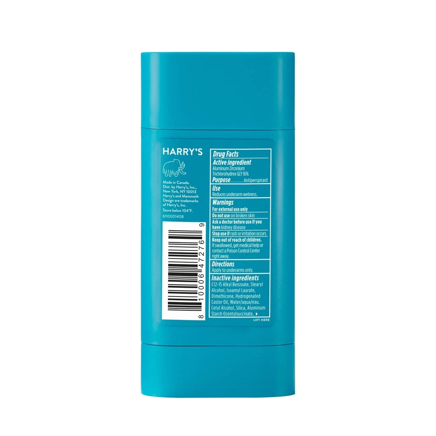 Harry's extra strength antiperspirant for men redwood scent