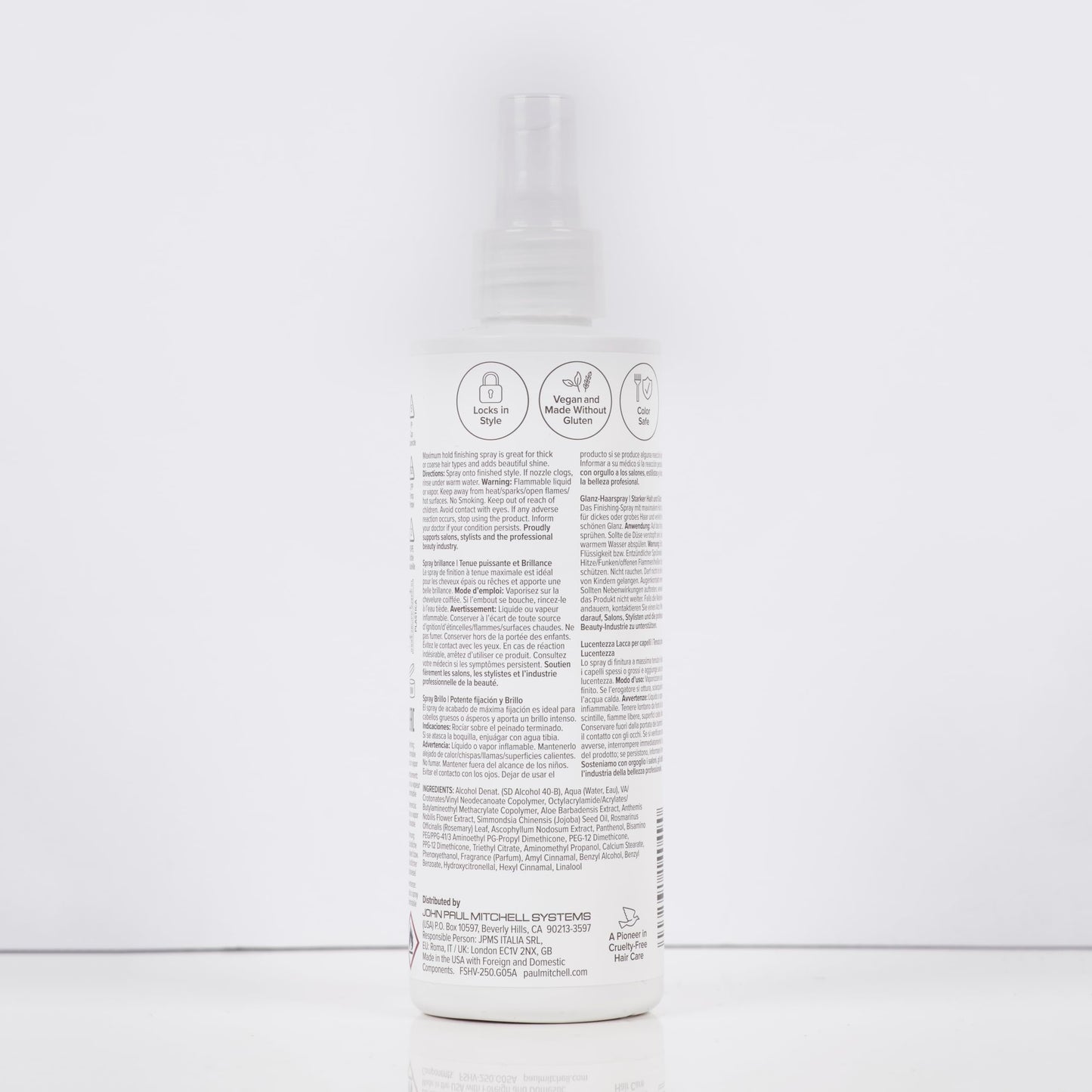 Paul Mitchell Freeze and Shine eight point five fluid ounce bottle