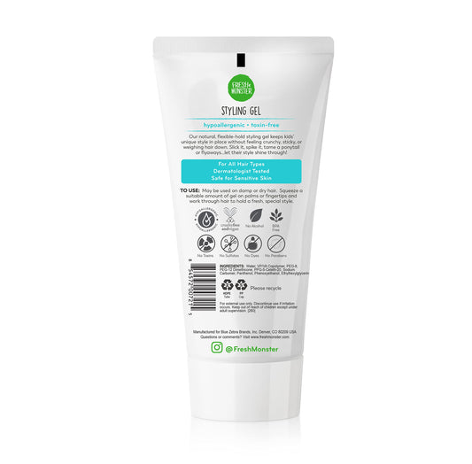 Fresh Monster natural medium hold hair gel for toddlers
