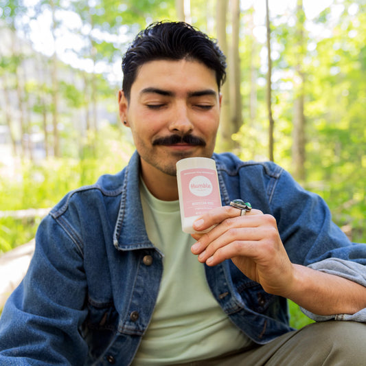 Humble Simple and True natural deodorant stick for underarm odor protection