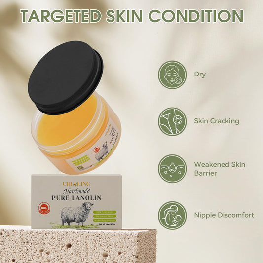 Chialing pure Australian lanolin cream label details